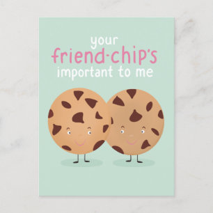 Carte Postale Cote Friend-Chip cookies design