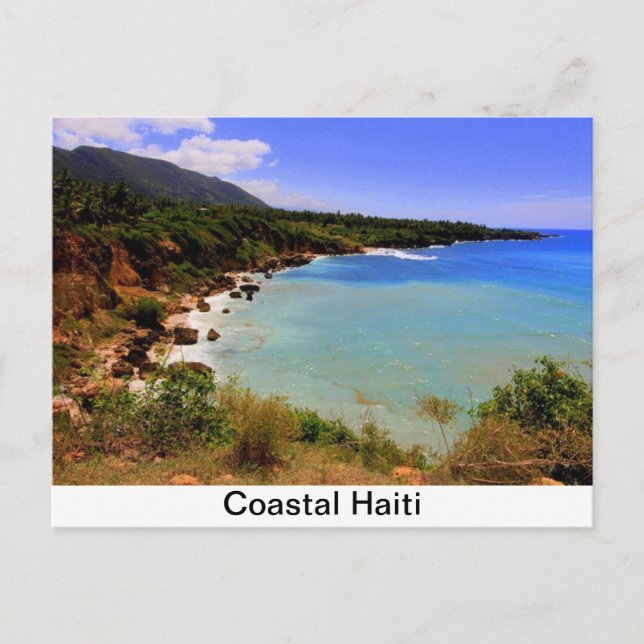 Carte Postale Côte Haïti Jacmel (Devant)