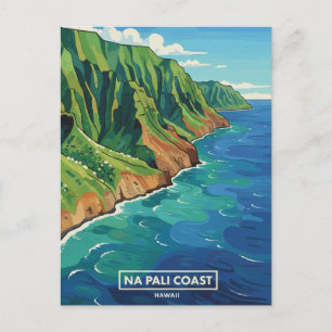 Carte Postale Côte Nā Pali Kauai Hawaii Voyage