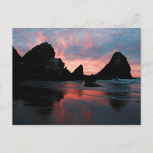 Carte Postale Côte Oregon Sunrise Harris Beach