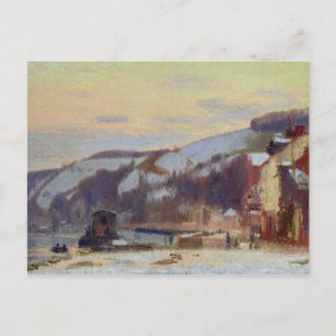 Carte Postale Coteau de Croisset sous la neige