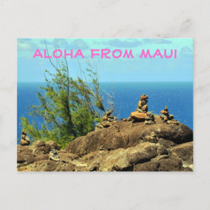 Carte postale côtière de Maui