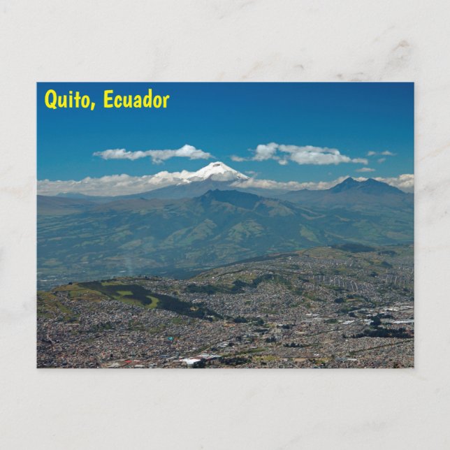 Carte Postale Cotopaxi & Quito (Devant)