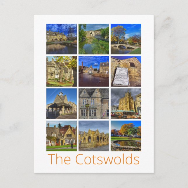 Carte Postale Cotswolds (Devant)