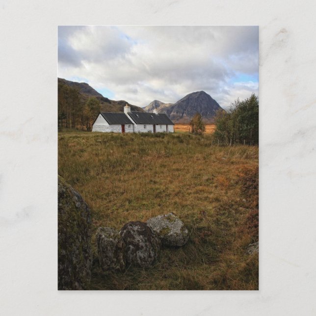 Carte Postale Cottage Blackrock, Glencoe, Écosse (Devant)
