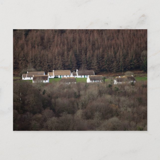 Carte Postale Cottages à chaume d'Inchquinn (Devant)