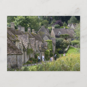 Carte Postale cottages en pierre de Cotswold dans le village de