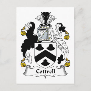 Carte Postale Cottrell Family Crest