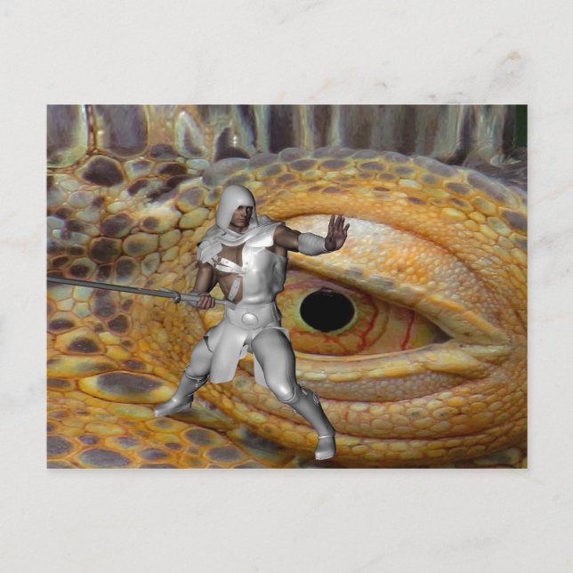 Carte Postale Couche de dragon (Devant)