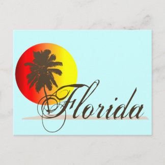 Carte Postale Couché de soleil de Floride