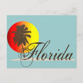 Carte Postale Couché de soleil de Floride