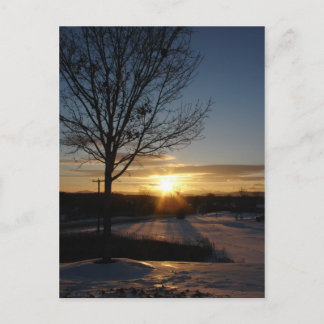 Carte Postale Couché de soleil du Vermont