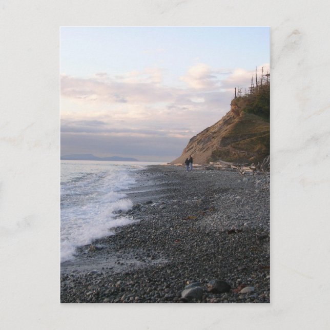 Carte Postale Couché de soleil sur Whidbey Island (Devant)