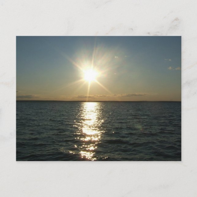Carte postale coucher de soleil (Devant)