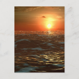 Carte Postale Coucher de soleil