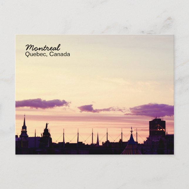 Carte postale coucher de soleil (Devant)