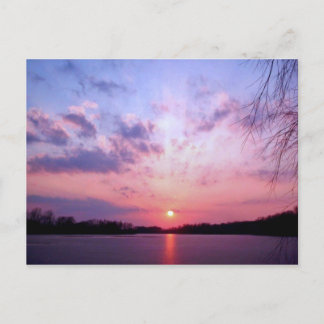 Carte Postale Coucher de soleil 1 du Michigan