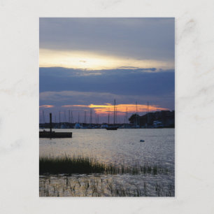 Carte Postale Coucher De Soleil À Folly Harbour
