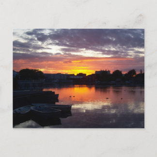Carte Postale Coucher de soleil à Galway