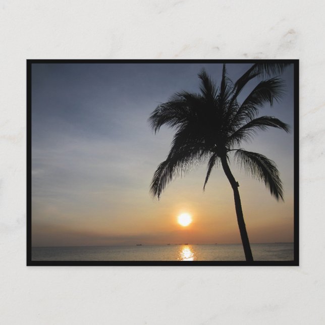 Carte Postale coucher de soleil à Manille (Devant)