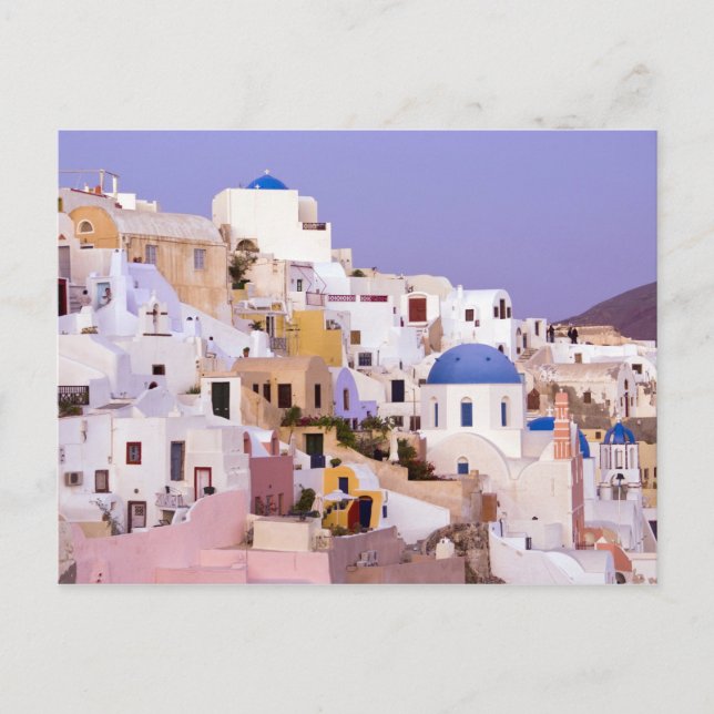 Carte Postale Coucher de soleil à Oia, Santorin 2 (Devant)