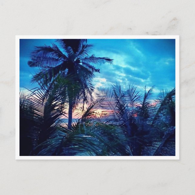 Carte Postale Coucher de soleil à Siquijor (Devant)