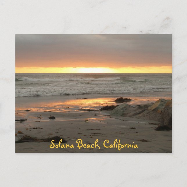 Carte Postale Coucher de soleil à Solana (Devant)