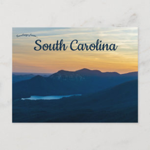 Carte Postale Coucher de soleil à Table Rock Caroline du Sud