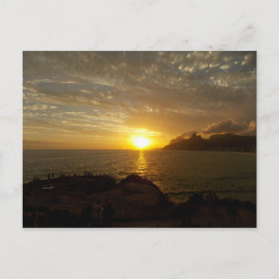 Carte Postale Coucher de soleil au Brésil