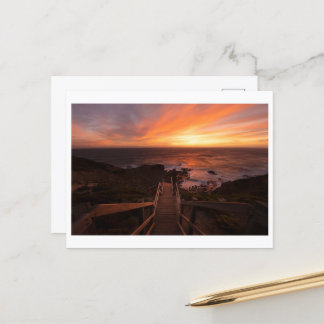 Carte Postale Coucher De Soleil Au Cap Schanck