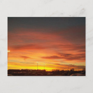 Carte Postale Coucher de soleil au Kansas