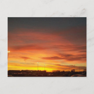 Carte Postale Coucher de soleil au Kansas