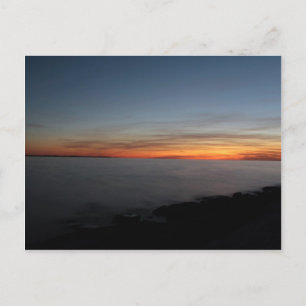 Carte Postale coucher de soleil au lac, Kingston, Ontario, Canad