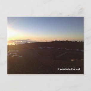 Carte Postale Coucher de soleil au sommet de Haleakala- Maui Haw