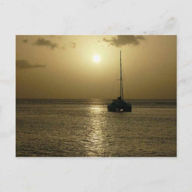 Carte Postale Coucher de Soleil (coucher du soleil) - Martinique (Devant)