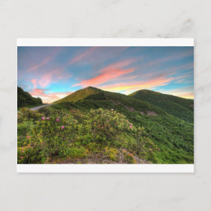 Carte Postale Coucher de soleil crageux Pinnacle