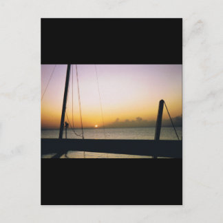 Carte Postale Coucher de soleil d'Aruba