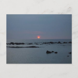 Carte Postale Coucher de soleil de Big Island