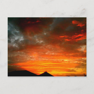 Carte Postale coucher de soleil de Fort Worth