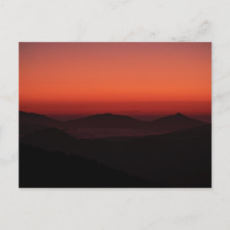 Carte Postale Coucher de soleil de la côte de l'Oregon 03