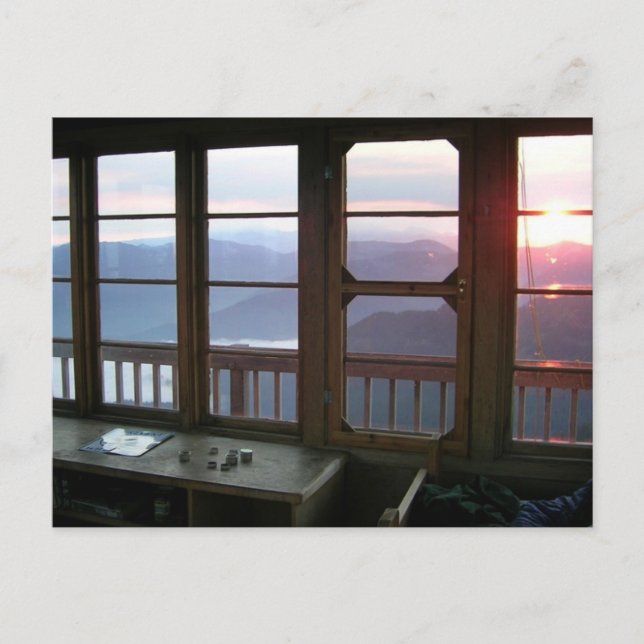 Carte Postale Coucher de soleil de la crête indienne (Devant)