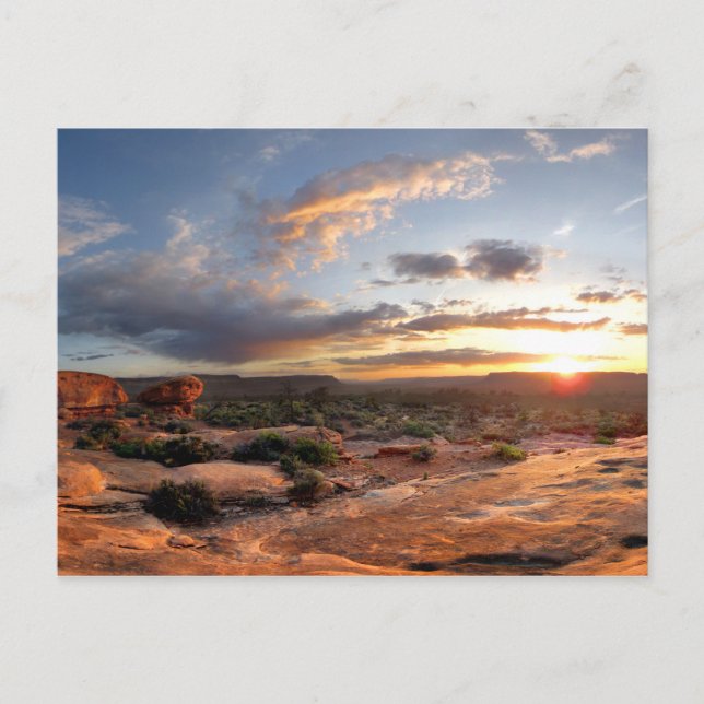 Carte Postale Coucher de soleil de l'Esplanade - Grand Canyon -  (Devant)