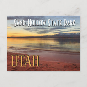 Carte Postale Coucher de soleil de l'Utah