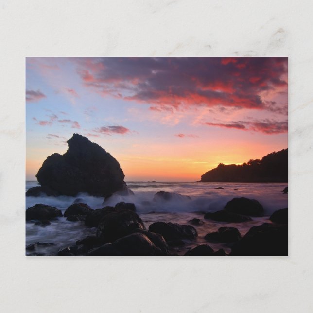 Carte Postale Coucher de soleil de Muir Beach (Devant)