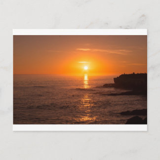 Carte Postale Coucher de soleil de père Noël Cruz