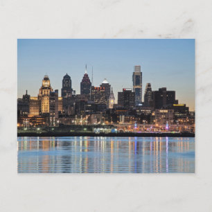 Carte Postale coucher de soleil de Philly