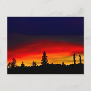 Carte Postale Coucher de soleil de Yellowstone