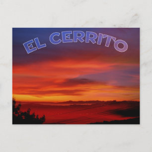 Carte Postale Coucher de soleil d'El Cerrito