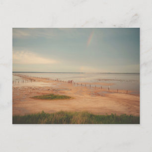 Carte Postale Coucher de soleil des grandes plaines de sel