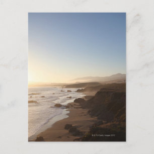 Carte Postale Coucher de soleil d'été le long de la route califo